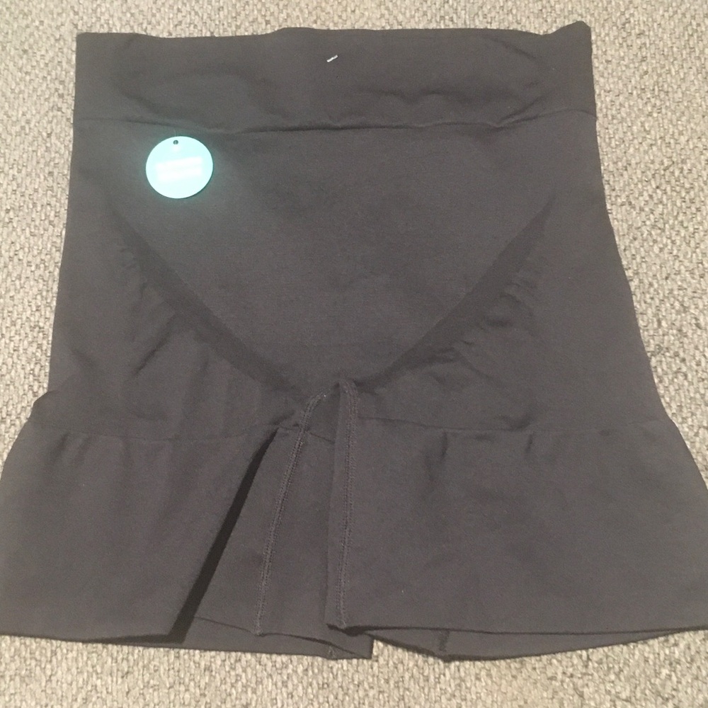 Jockey Black High-Waist Ruffle Lounge Shorts